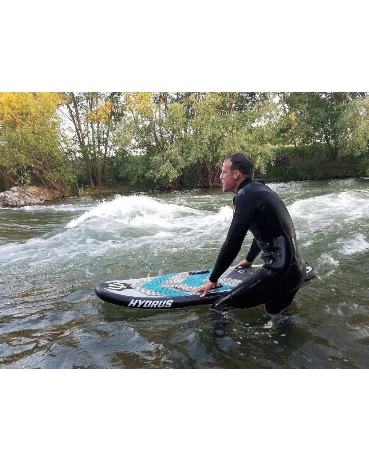 Hyper iSURF Surfboard (5'8 x 24) Surf Hydrus Board Tech