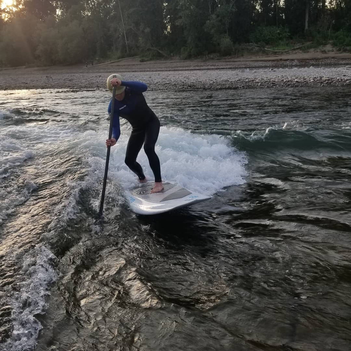 Hydrus Drop Rail SCUD composite hardboard paddle surfboard, gallery view 6