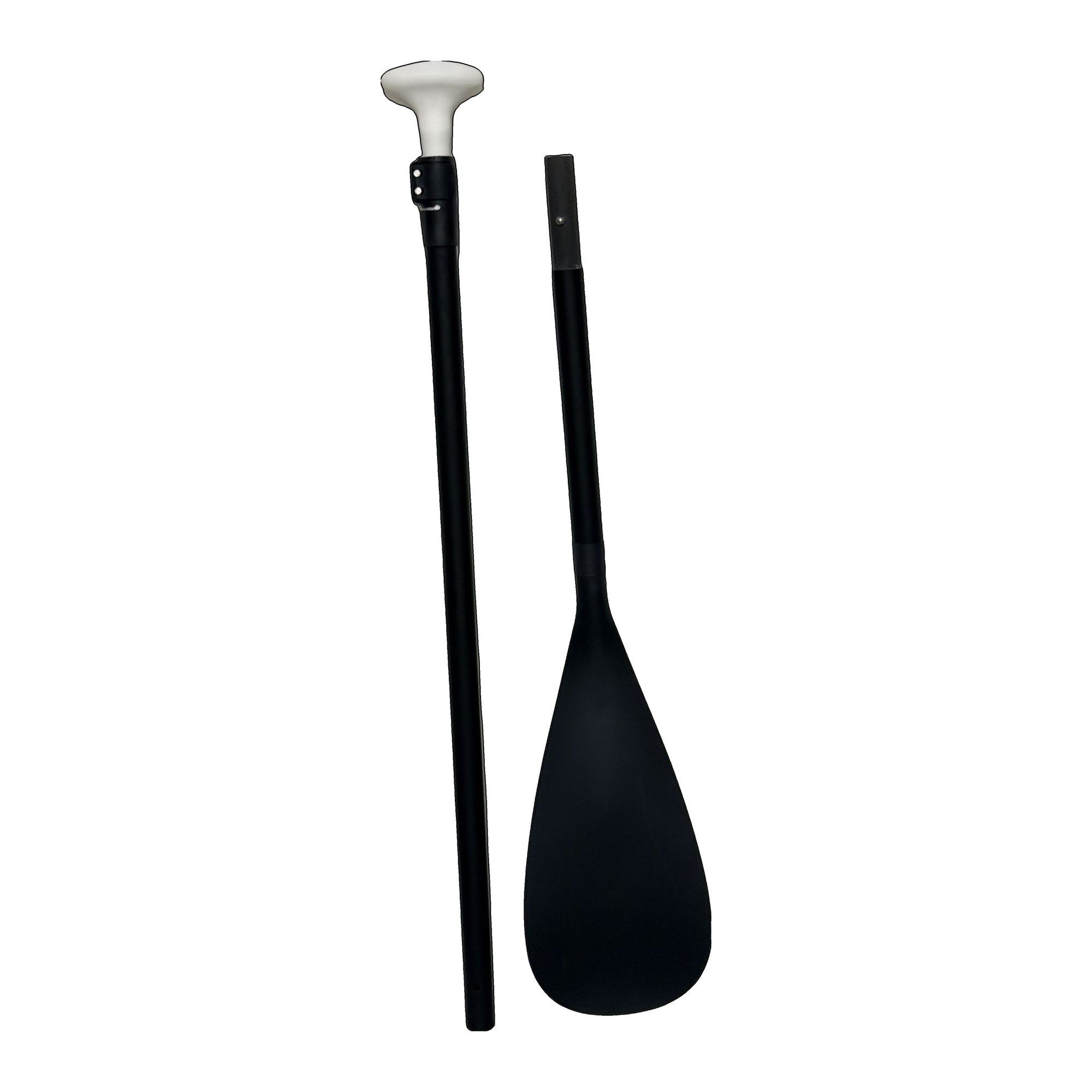 The Everyday Paddle three pieces laid out, packs flat into a board bag for travel.