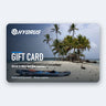 Hydrus gift card: a JoyRide paddle board on a palm beach