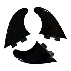 Hydrus 4.5 inch river tri-fin set, three click-in fins