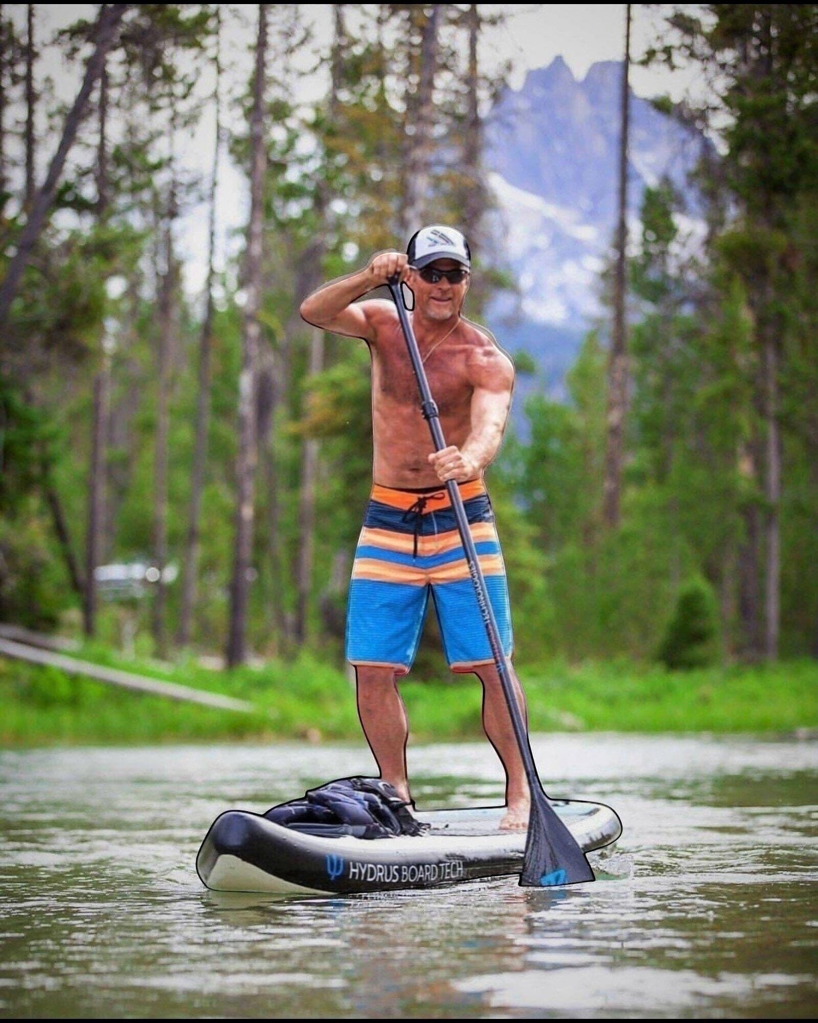 Paradise Touring Paddle Board ISUP Hydrus Board Tech