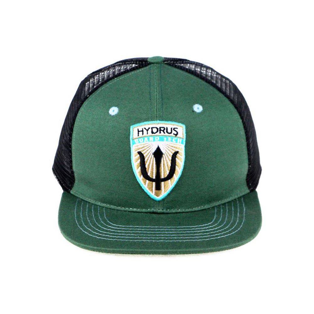 Hydrus Patch Trucker Hat side view low profile fit